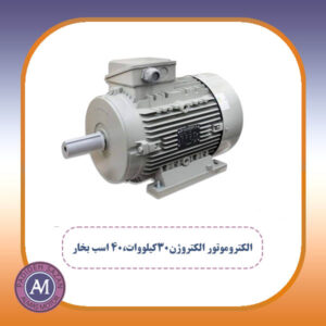الکتروموتور الکتروژن30کیلووات،40 اسب بخار پوسته چدنی